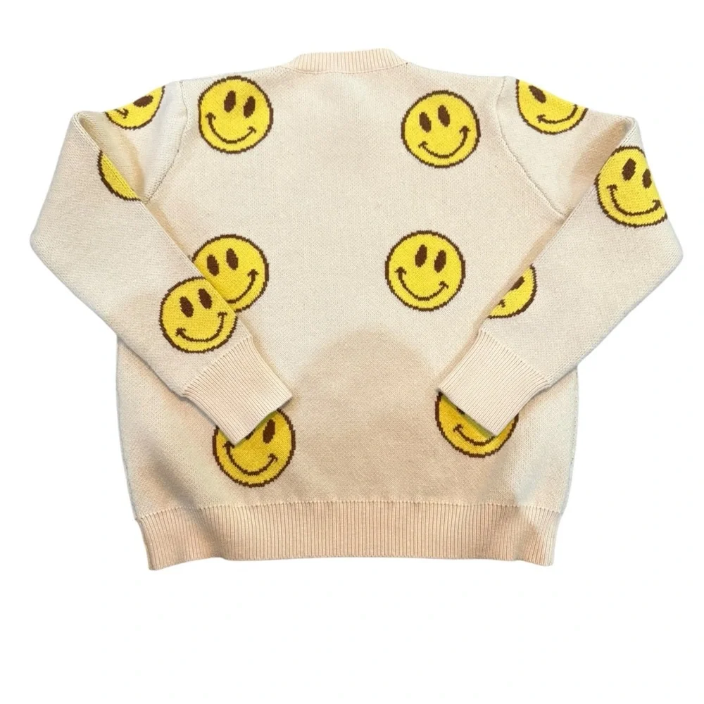 Women Moment Collection smiley face sweater Size L - Picture 6 of 9